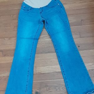 Flare maternity jeans